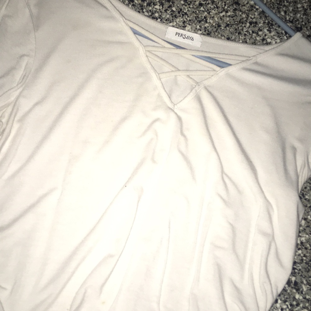 PERSAYA  ||  white crop top ✨